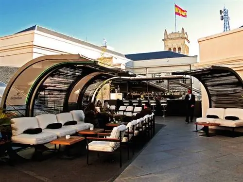 Терраса Сибелес в Мадриде