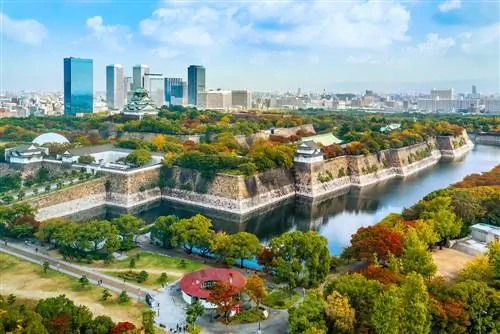 Осака в Японии, один из самых безопасных городов мира