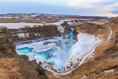 Водопад Гульфосс в Исландии