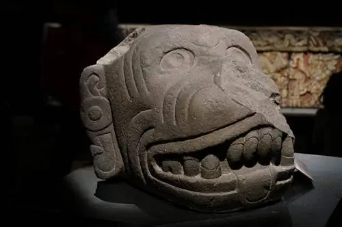 Выставка в Museo del Templo Mayor Мексики.