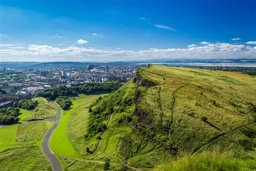 Вид с Трона Артура в Эдинбурге