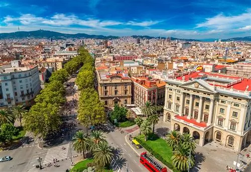 Вид на Барселону