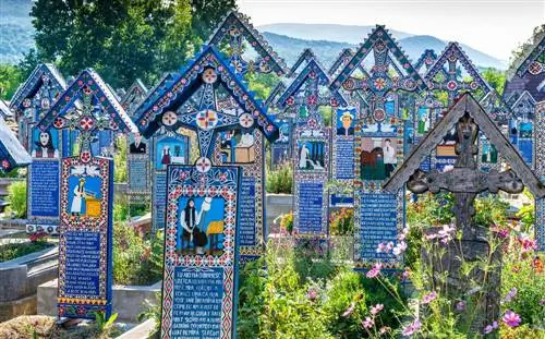 Веселое кладбище Сапанта в Румынии