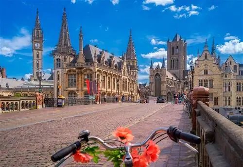 Гент в Бельгии, один из самых красивых городов Европы.