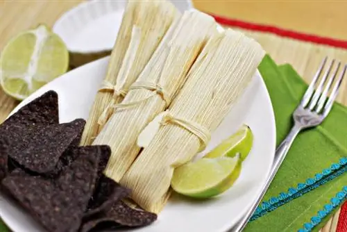 Тамалес, одно из типичных блюд Панамы.