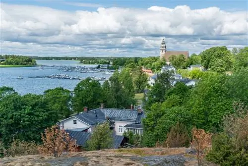 Вид на Наантали в Финляндии