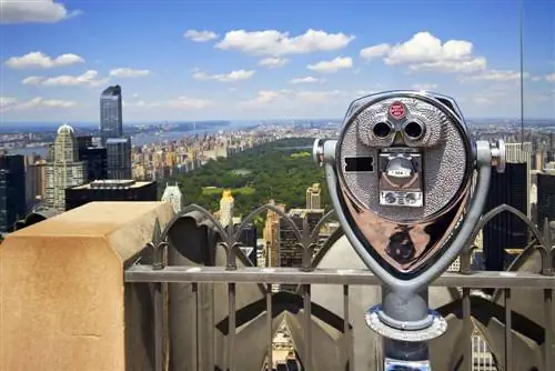 Смотровая площадка Top of the Rock в Рокфеллер-центре на Манхэттене