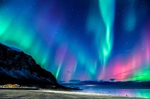 Северное сияние в Гренландии Северное сияние в Гренландии