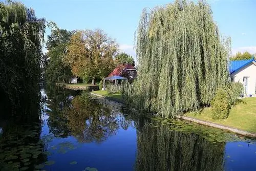 Канал в Рансфорде недалеко от Берлина