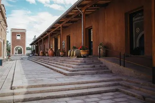 Винодельня в Мендосе в Аргентине.