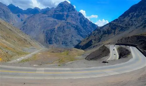 Пограничный переход в Мендосе в Аргентине