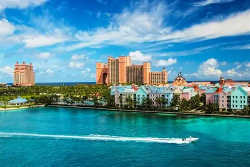 Вид на Нассау на Багамах