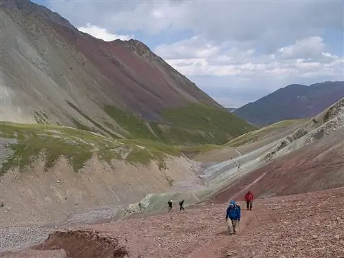 Маршрут к базовому лагерю Ленина