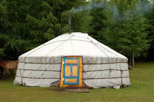 Типичная юрта на Ховсгольской стороне