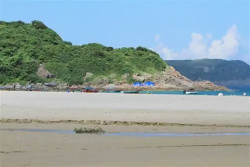 Купальщицы на пляже Хэм Тин