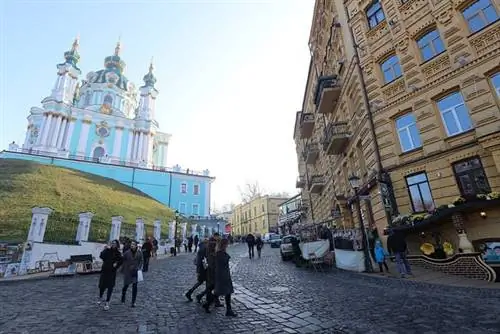 Андреевский спуск в Киеве, Украина