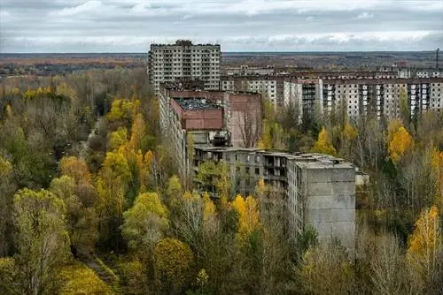 Вид на Припять
