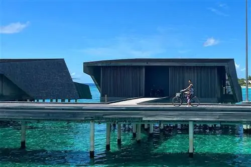 Рэйчел Левитт Мальдивы Велосипед 2