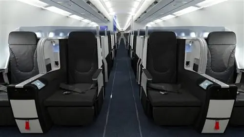 Сиденья JetBlue Mint