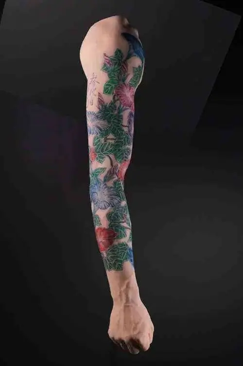 Силиконовая рука с изображением работы Хориёси III