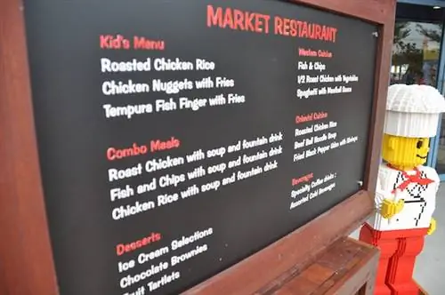 Ресторан внутри Леголенда