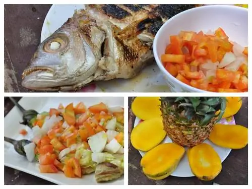 Пикник-обед в лагуне Кадлао