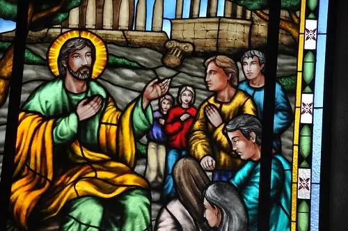 Витражи в приходской церкви Сан-Андрес