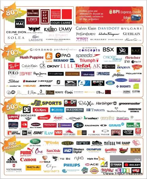 Распродажа в туристическом аутлете в Маниле