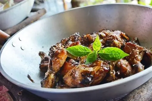 Курица в медовой глазури