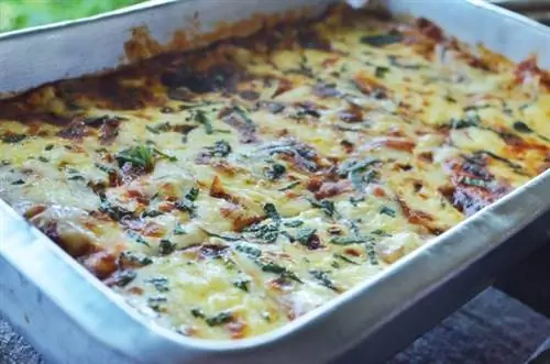 Лазанья с морепродуктами