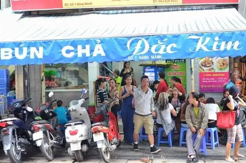 Самый популярный ресторан Bun Cha в Ханое