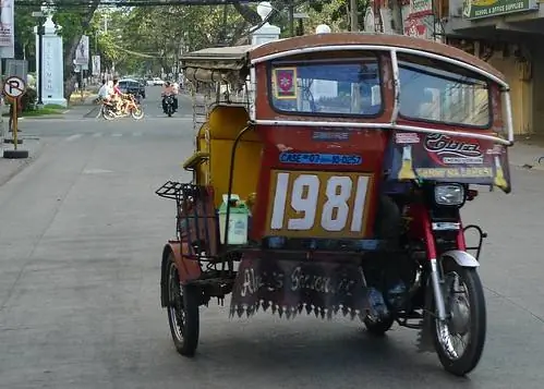 Трицикл в Думагете