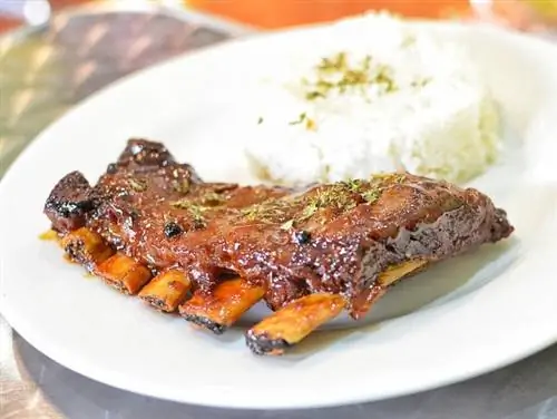 Запеченные ребрышки