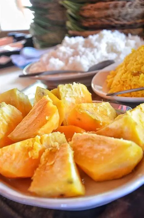 Вареный камоте