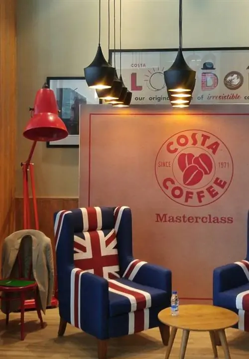 Внутри Costa Coffee One World Place BGC