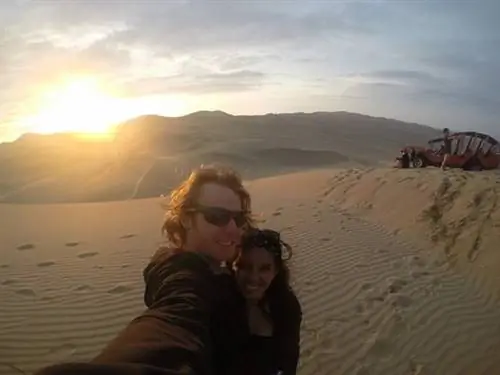 Песчаные дюны в Уакачина в Перу