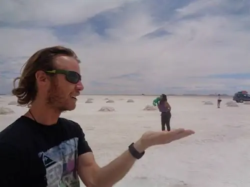 Солончаки Уюни в Боливии