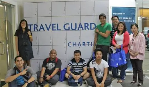 Блоггеры-путешественники в штаб-квартире Chartis в КЛ, любезно предоставлены PAL Express