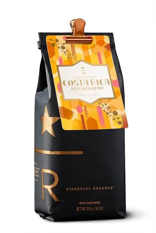 Starbucks Reserve Коста-Рика Виста-дель-Мар Желтый Хани