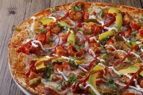 Пицца Баха с креветками