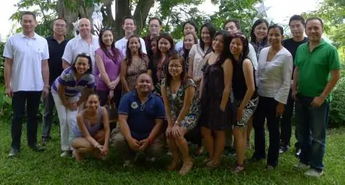 Команда печати и новых медиа после обеда в Зубучоне