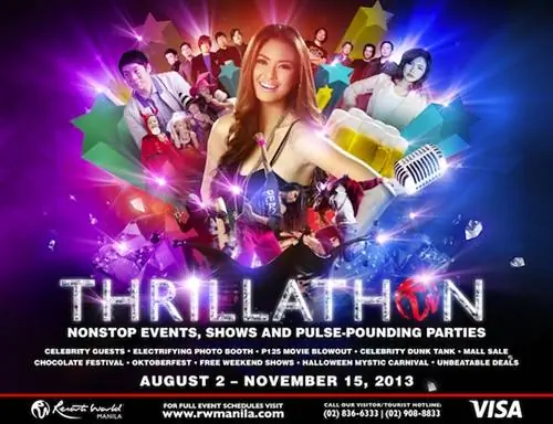 Resorts World Manila Thrillathon: 105 дней захватывающих ощущений для всех