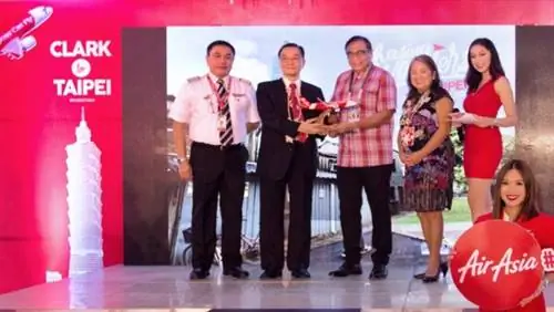 AirAsia начинает полеты из Кларка в Тайбэй, Тайвань