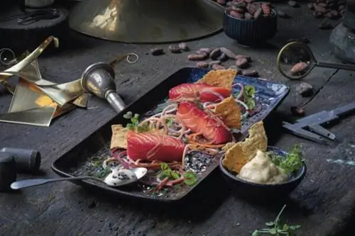 Лосось со свеклой - пикантные блюда из шоколада