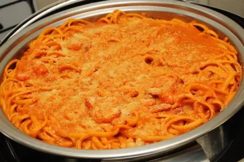 Паста с креветками и Алиге