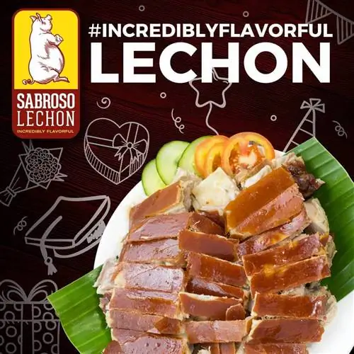 Завершите свой праздник салу-сало ароматным сабросо лечон