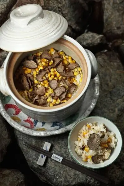 Ресторан Zipangu Рис с кукурузой и трюфелями