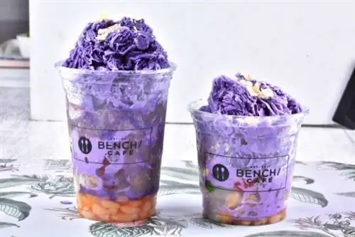 Скамейка Убе Halo-Halo
