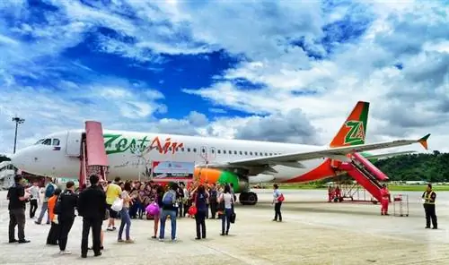 Zest Air теперь летает в Кота-Кинабалу из Манилы