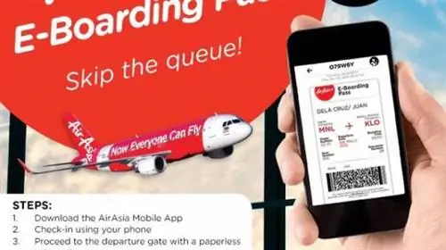 Возможность мобильной регистрации AirAsia Возможность мобильной регистрации AirAsia